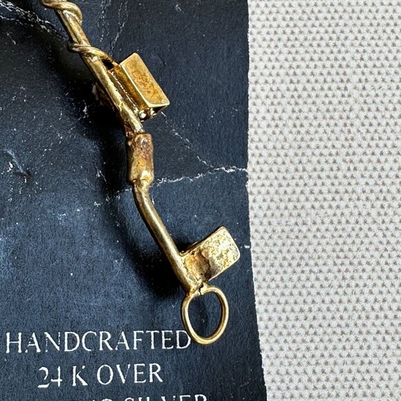 Gold Over Silver Metal Detector Pin - Picture 8 of 9